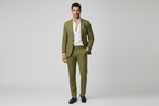 Ellese — Men’s Casual Slim‑Fit Suit - slim, tailored silhouette