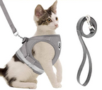 Cat Harness and Leash Set for Outdoor Adventures – Adjustable Comfortable Harness for Safe Walks and Training