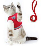 Cat Harness and Leash Set for Outdoor Adventures – Adjustable Comfortable Harness for Safe Walks and Training