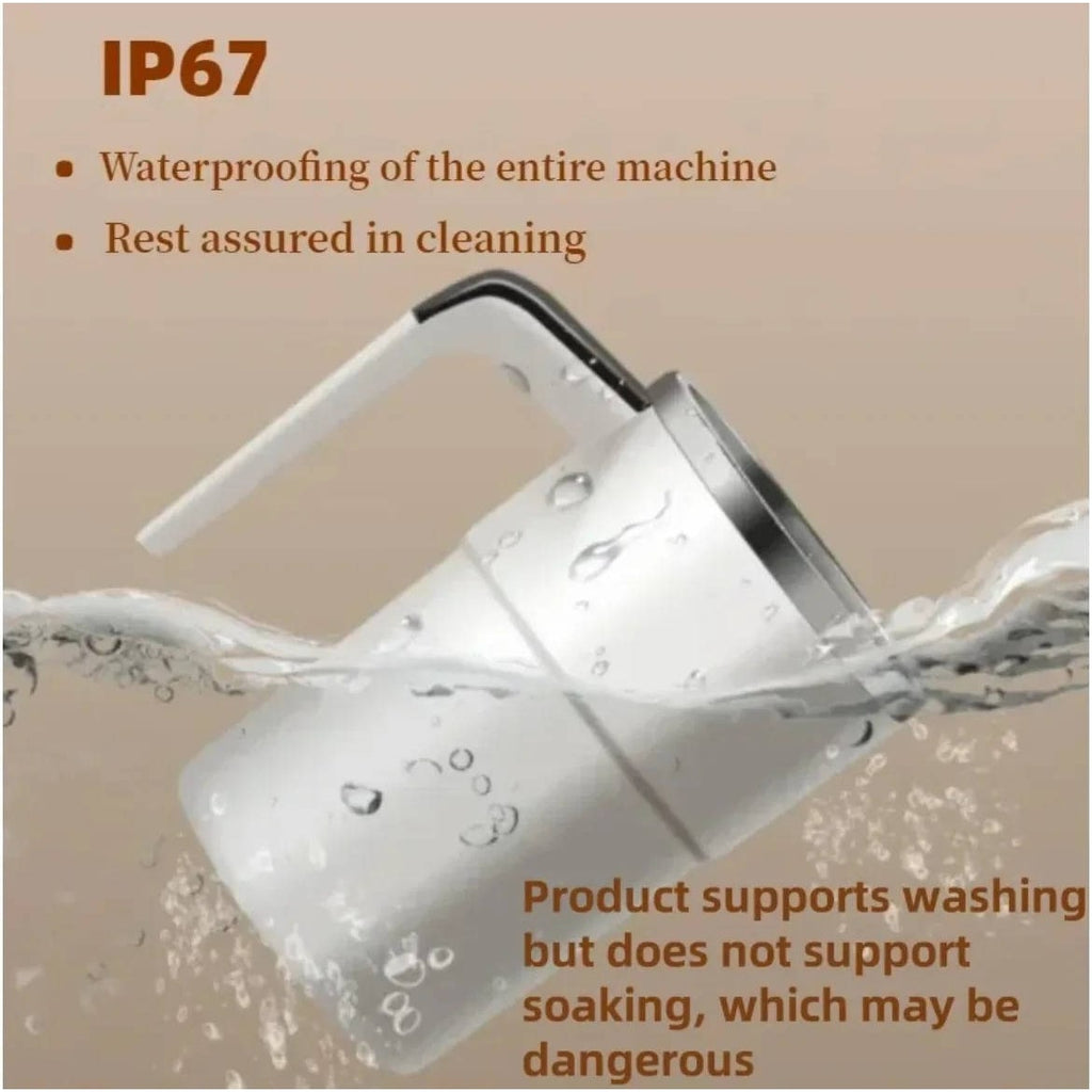 Keep Hot Coffee Self Stirring Heated Travel Mug with Magnetic Mixer and Temperature Display - Image 5