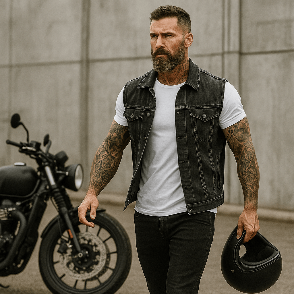 Men's Sturdy Motorcycle Vest