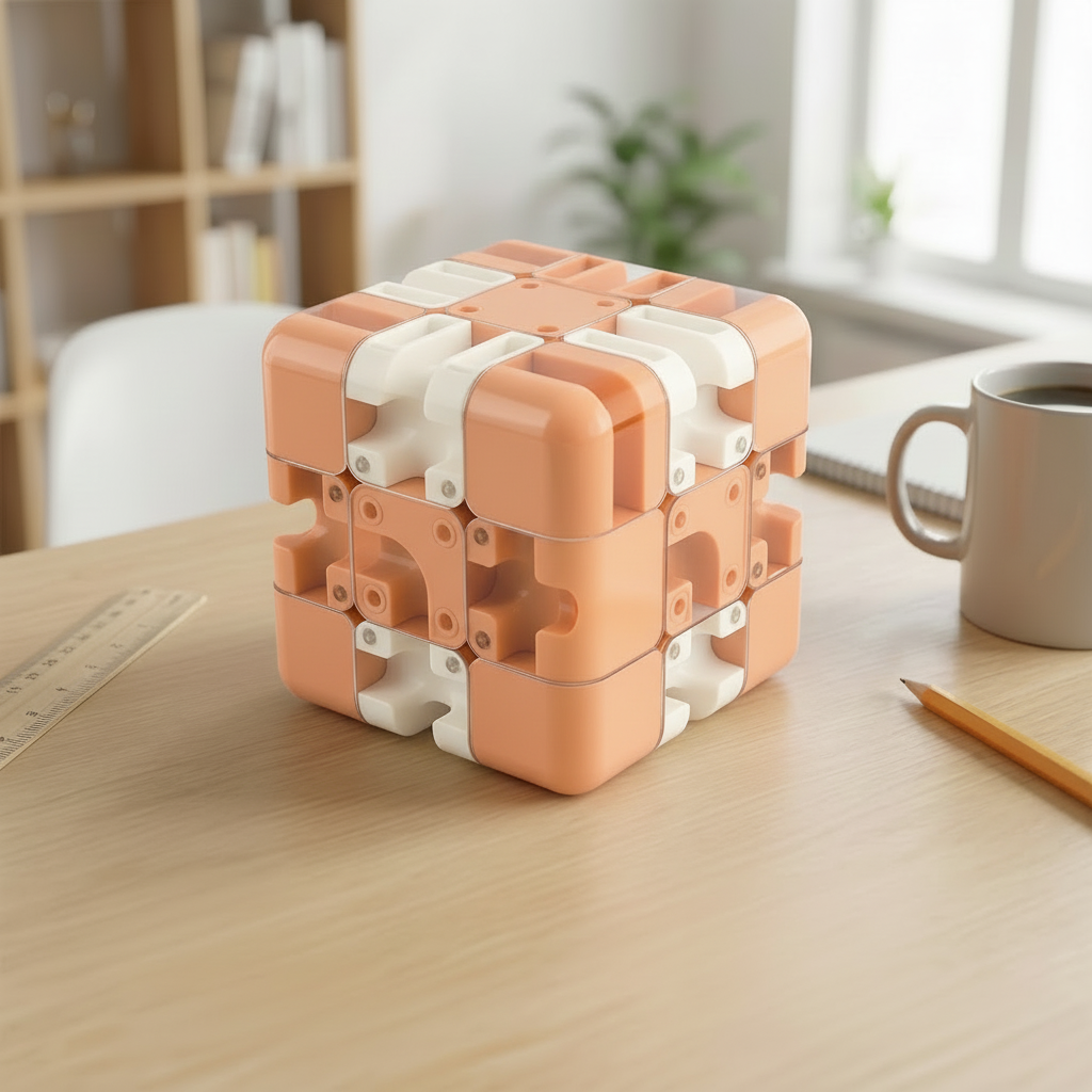 Kids' 3D Maze Puzzle Cube Ball Game Brain Teaser with Clear Shell and Metal - Image 5