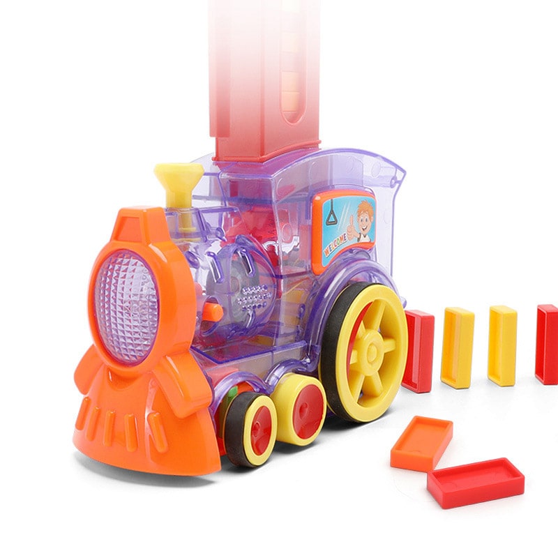 Kids' Automatic Domino Train Toy Game with Electric Motor Dispenser for Mexican Dominoes Set - Image 14