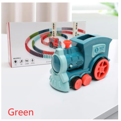 Kids' Automatic Domino Train Toy Game with Electric Motor Dispenser for Mexican Dominoes Set - Image 18