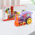 Kids' Automatic Domino Train Toy Game with Electric Motor Dispenser for Mexican Dominoes Set - Image 2