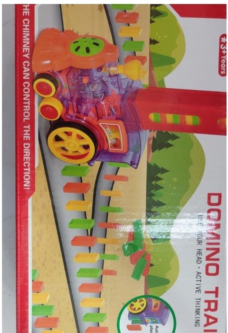 Kids' Automatic Domino Train Toy Game with Electric Motor Dispenser for Mexican Dominoes Set - Image 7