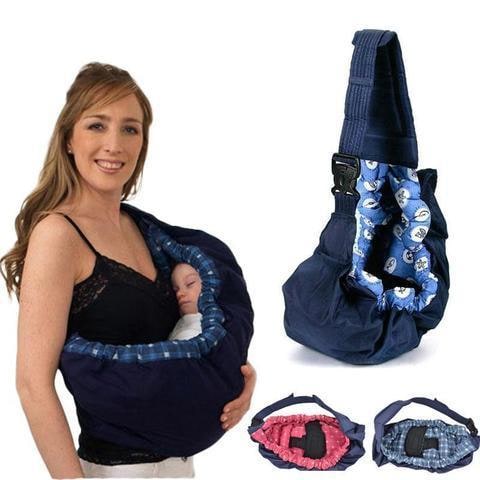 Kids' Baby Carrier Infant Sling Wrap with Padded Shoulder Strap and Adjustable Fit for Newborn - Image 1