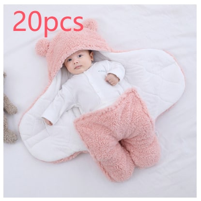 Kids' Baby Sleep Sack Swaddle Blanket with Hooded Design and Leg Pockets for Newborn Infant - Image 12