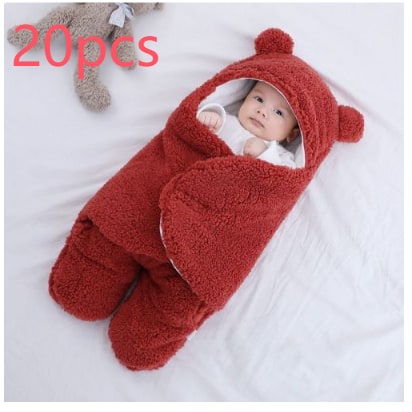 Kids' Baby Sleep Sack Swaddle Blanket with Hooded Design and Leg Pockets for Newborn Infant - Image 4