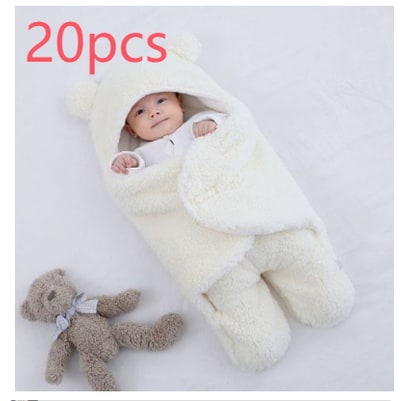 Kids' Baby Sleep Sack Swaddle Blanket with Hooded Design and Leg Pockets for Newborn Infant - Image 5