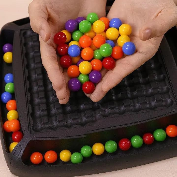 Kids' Board Game Puzzle with Marbles Strategy and Logic Training - Image 4