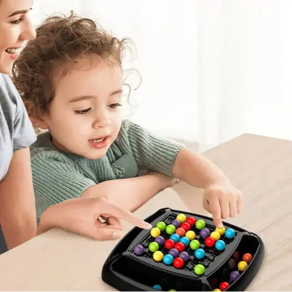 Kids' Board Game Puzzle with Marbles Strategy and Logic Training - Image 5
