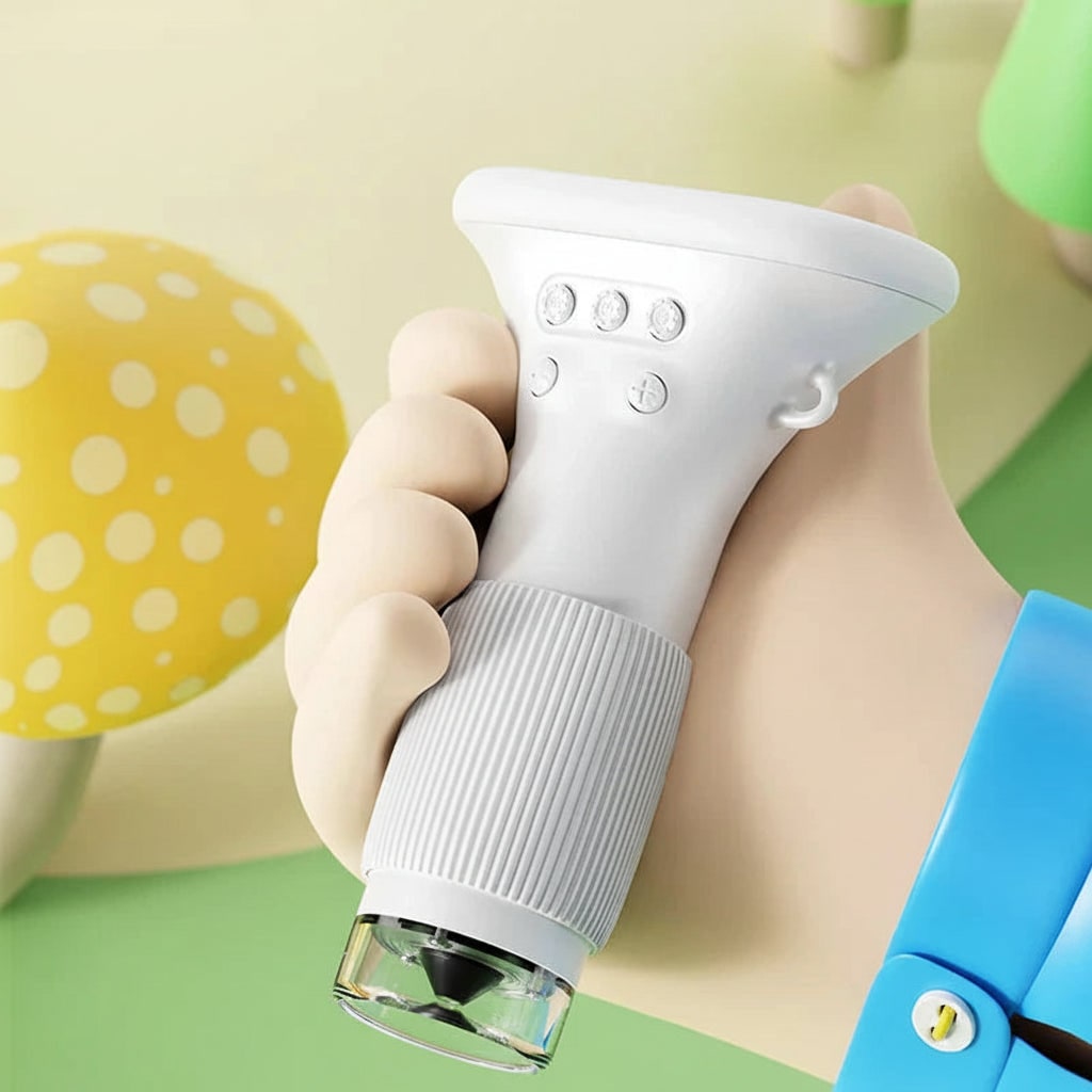 Kids' Digital Microscope and Camera with Lcd Screen Portable Stem Learning Toy - Image 3