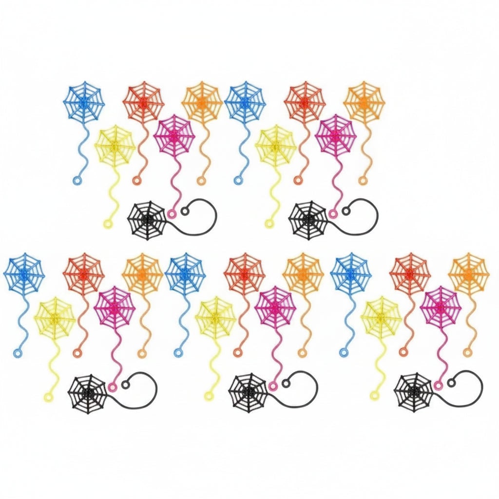 Kids' Fake Spider Web Giant Sticky Stretchy Halloween Spiderweb Decorations Party Favor Toys - Image 1
