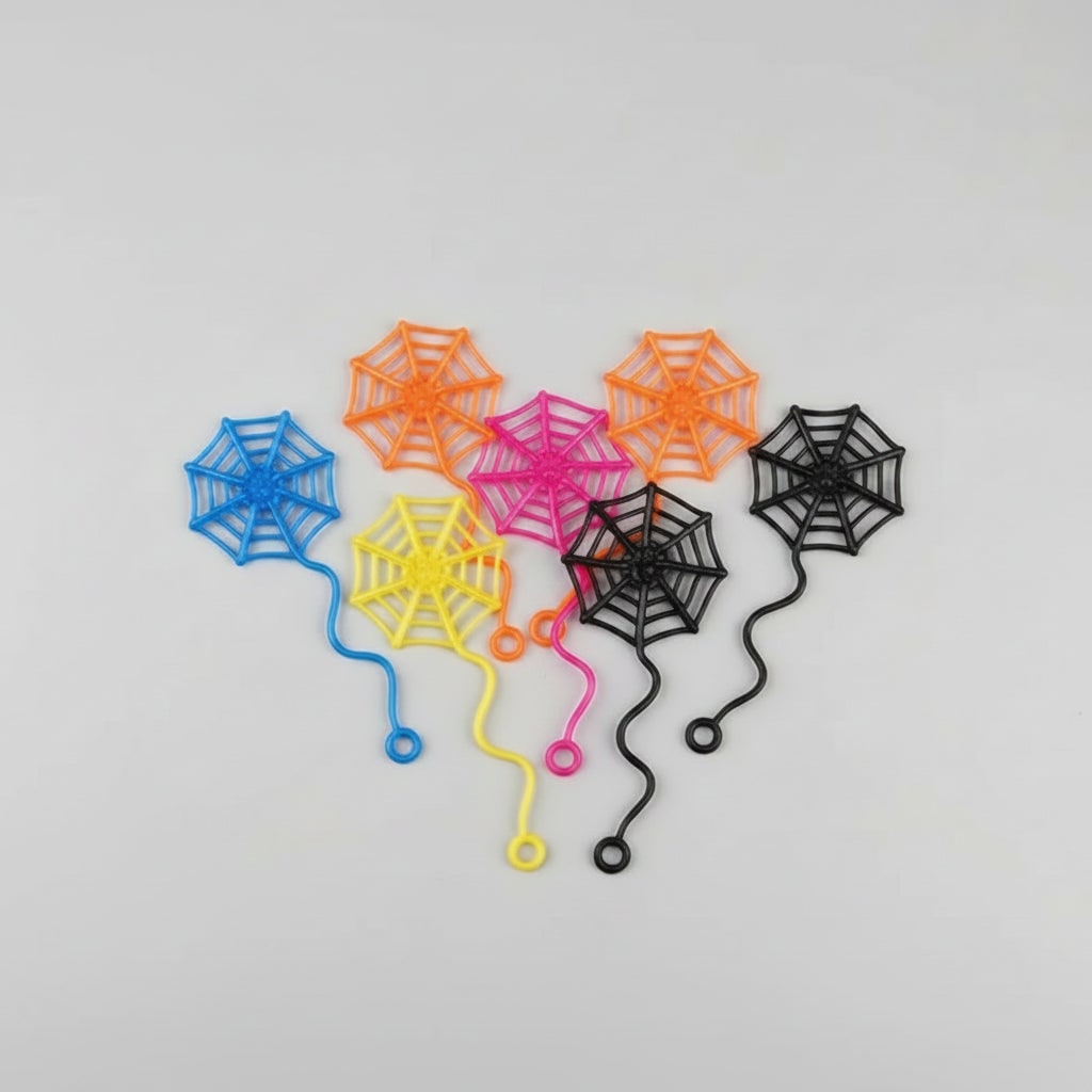 Kids' Fake Spider Web Giant Sticky Stretchy Halloween Spiderweb Decorations Party Favor Toys - Image 2