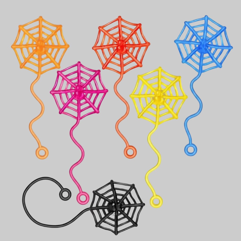 Kids' Fake Spider Web Giant Sticky Stretchy Halloween Spiderweb Decorations Party Favor Toys - Image 4