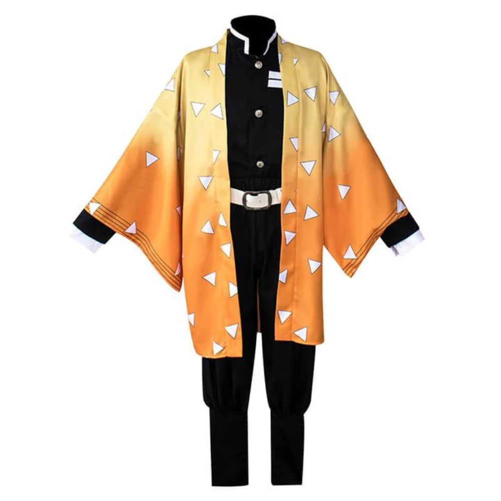 Kids' Halloween Anime Cosplay Costume and Character Outfits Set with Haori Kimono and Layered Pieces - Image 8