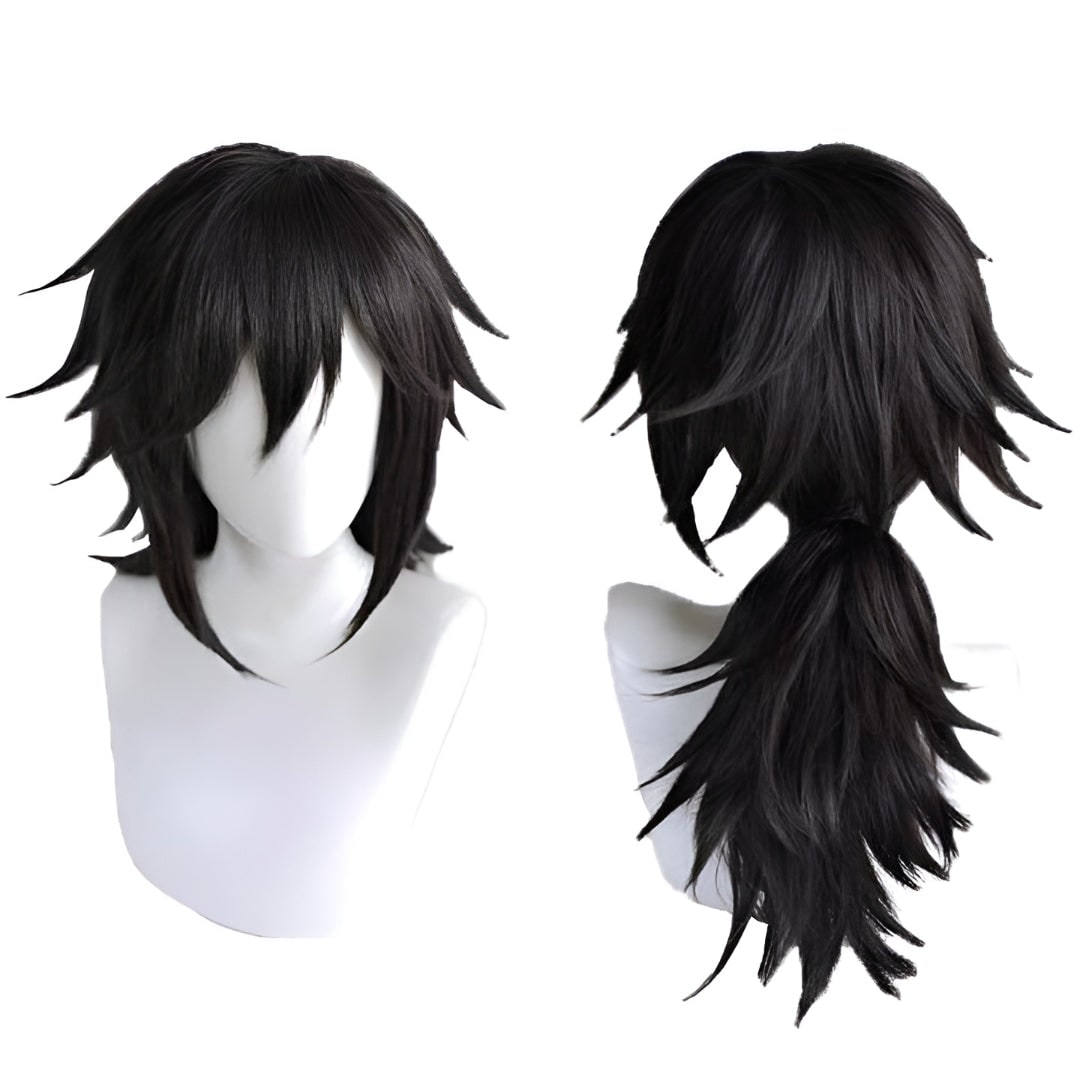 Kids' Halloween Anime Cosplay Costume and Outfits with Split Haori Jacket Fox and Set - Image 9