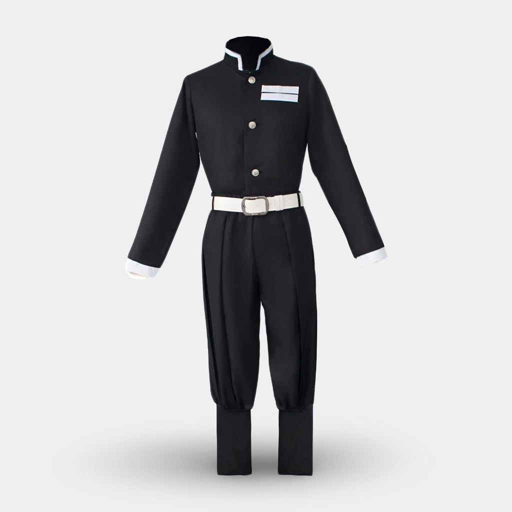 Kids' Halloween Anime Cosplay Costume with Flame Pattern Cape and Character Warrior Outfit - Image 4