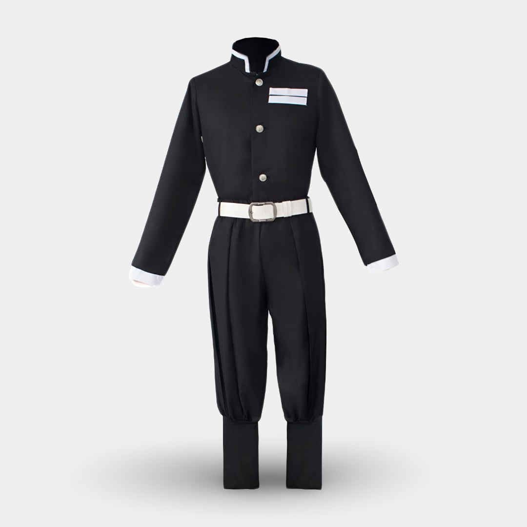 Kids' Halloween Anime Cosplay Costume with Flame Pattern Cape and Character Warrior Outfit - Image 4