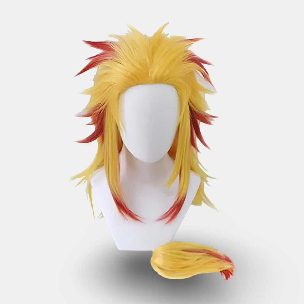 Kids' Halloween Anime Cosplay Costume with Flame Pattern Cape and Character Warrior Outfit - Image 9