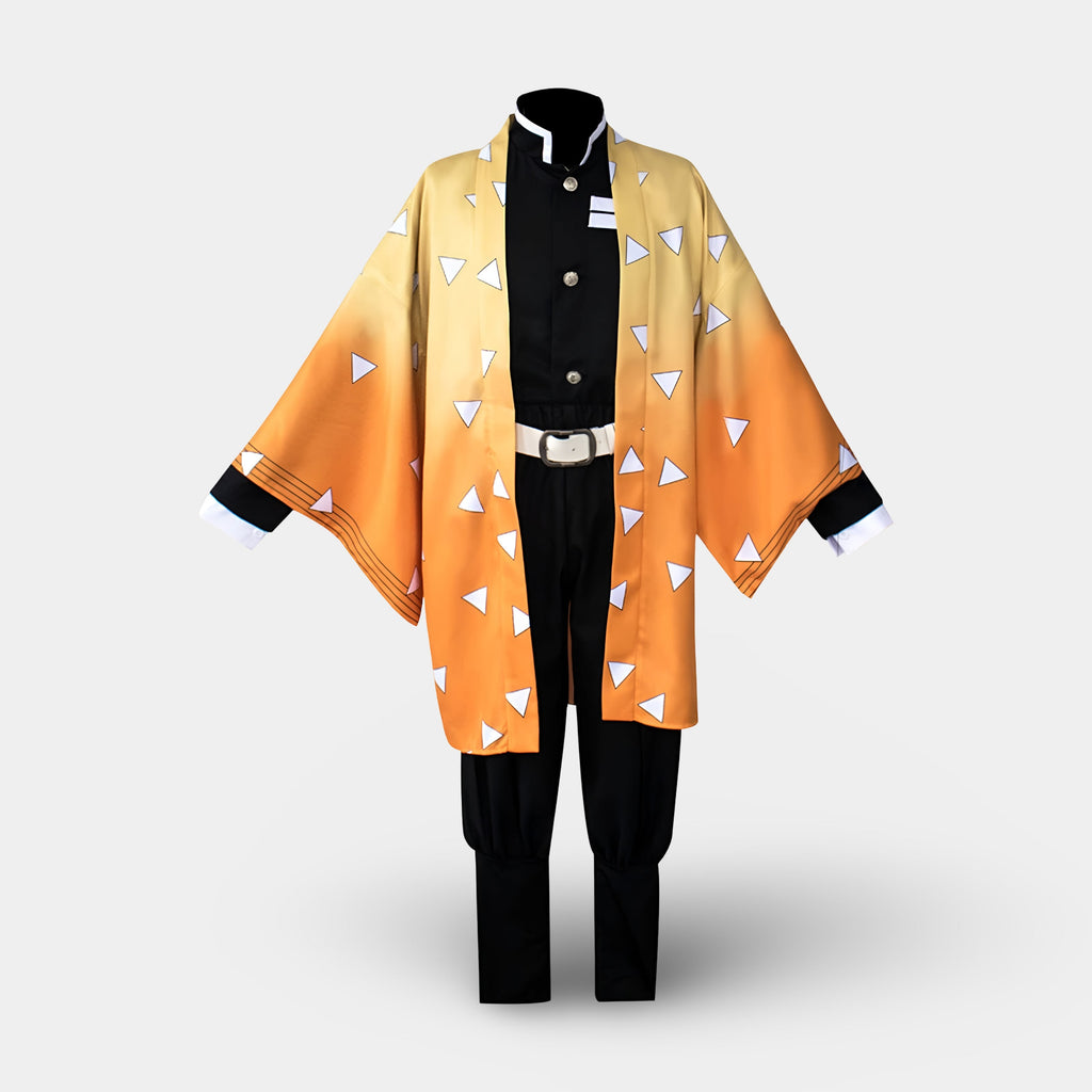 Kids' Halloween Anime Cosplay Costume with Haori Jacket Uniform Belt and Leg Wraps Character - Image 5