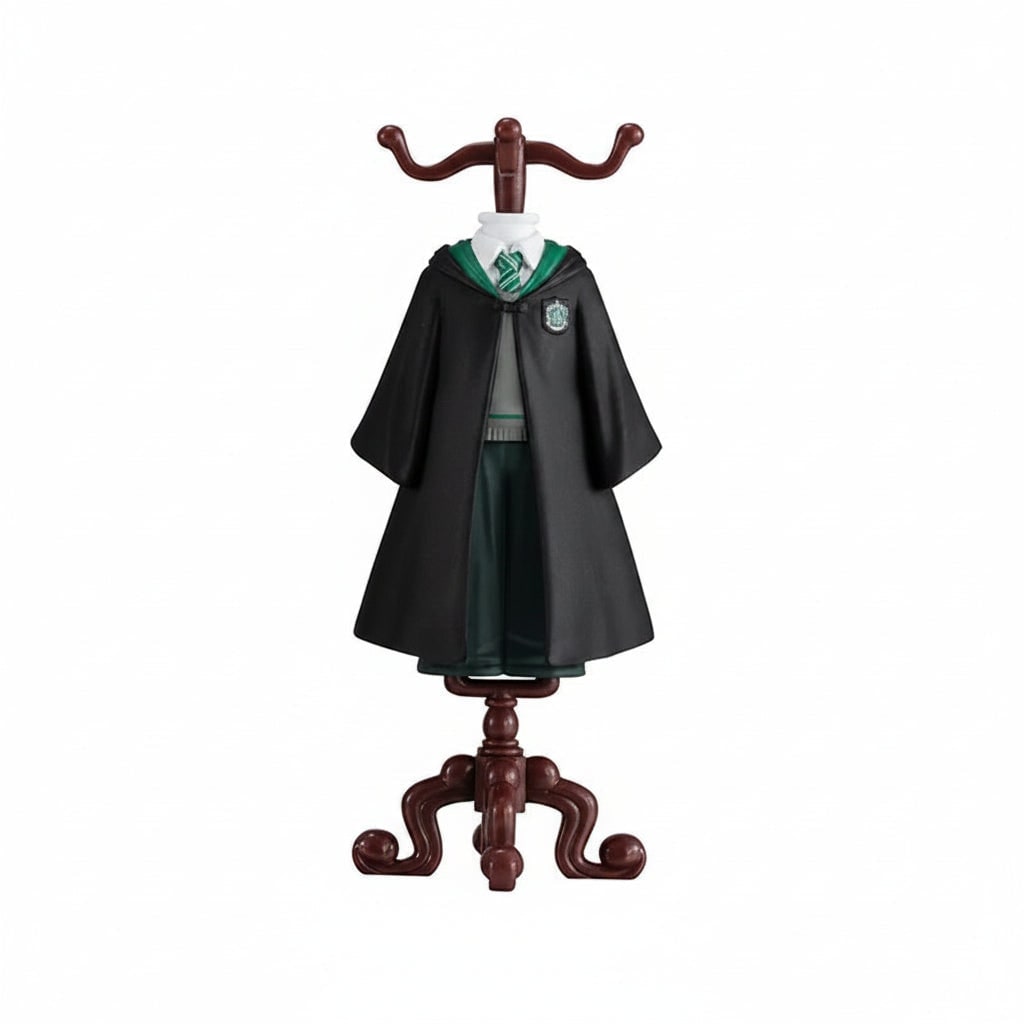 Kids' Halloween Collectible Wizard Figurine with Miniature Robes and Display Stand Mini Animal - Image 2