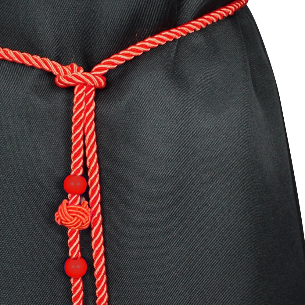 Kids' Halloween Cosplay Costume Korean Hanbok with Hat Accessories and Silver Flame Patterns - Image 7