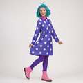 Kids' Halloween Cosplay Costume Polka Dot Dress with and Accessories for Envy Character Party - Image 1