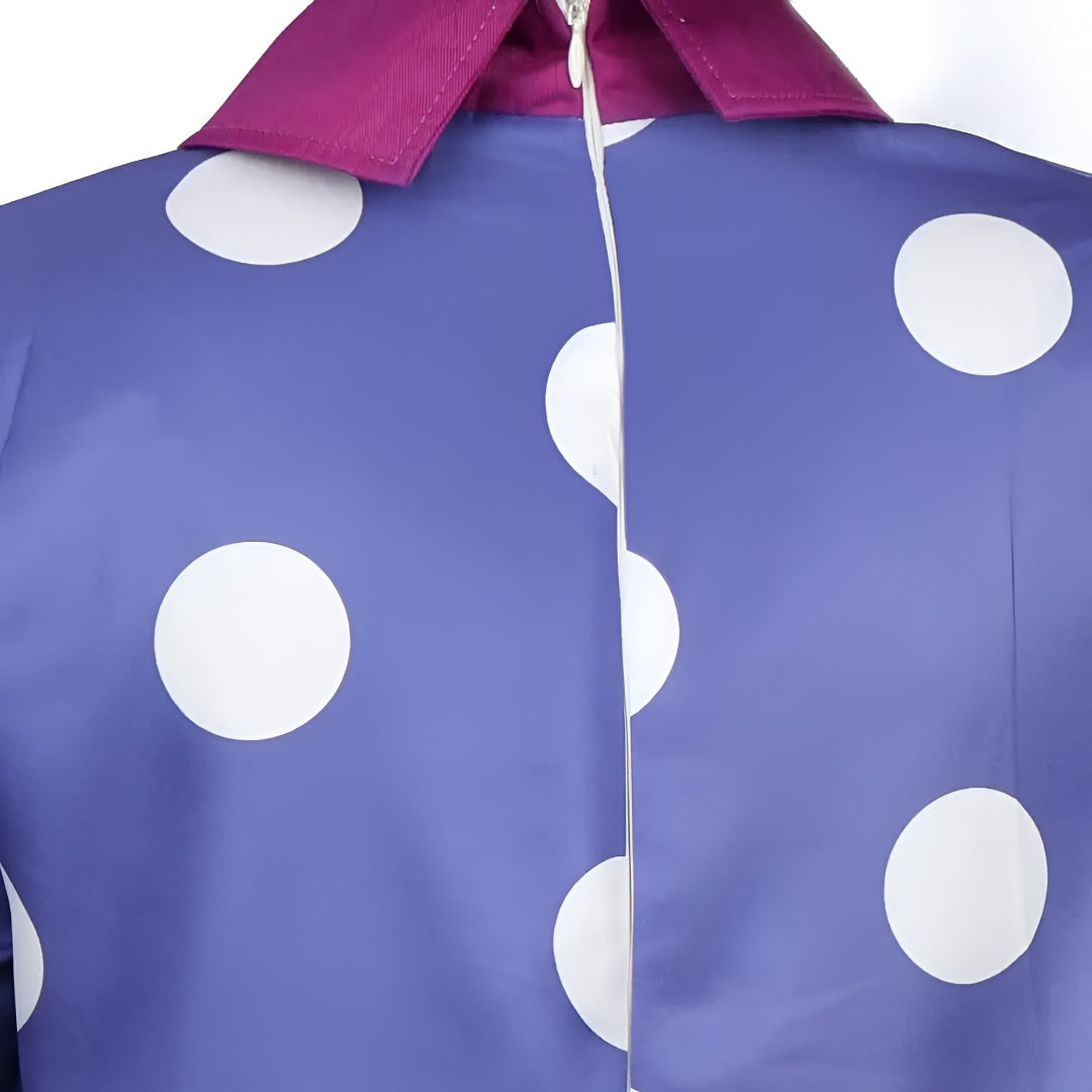 Kids' Halloween Cosplay Costume Polka Dot Dress with and Accessories for Envy Character Party - Image 7