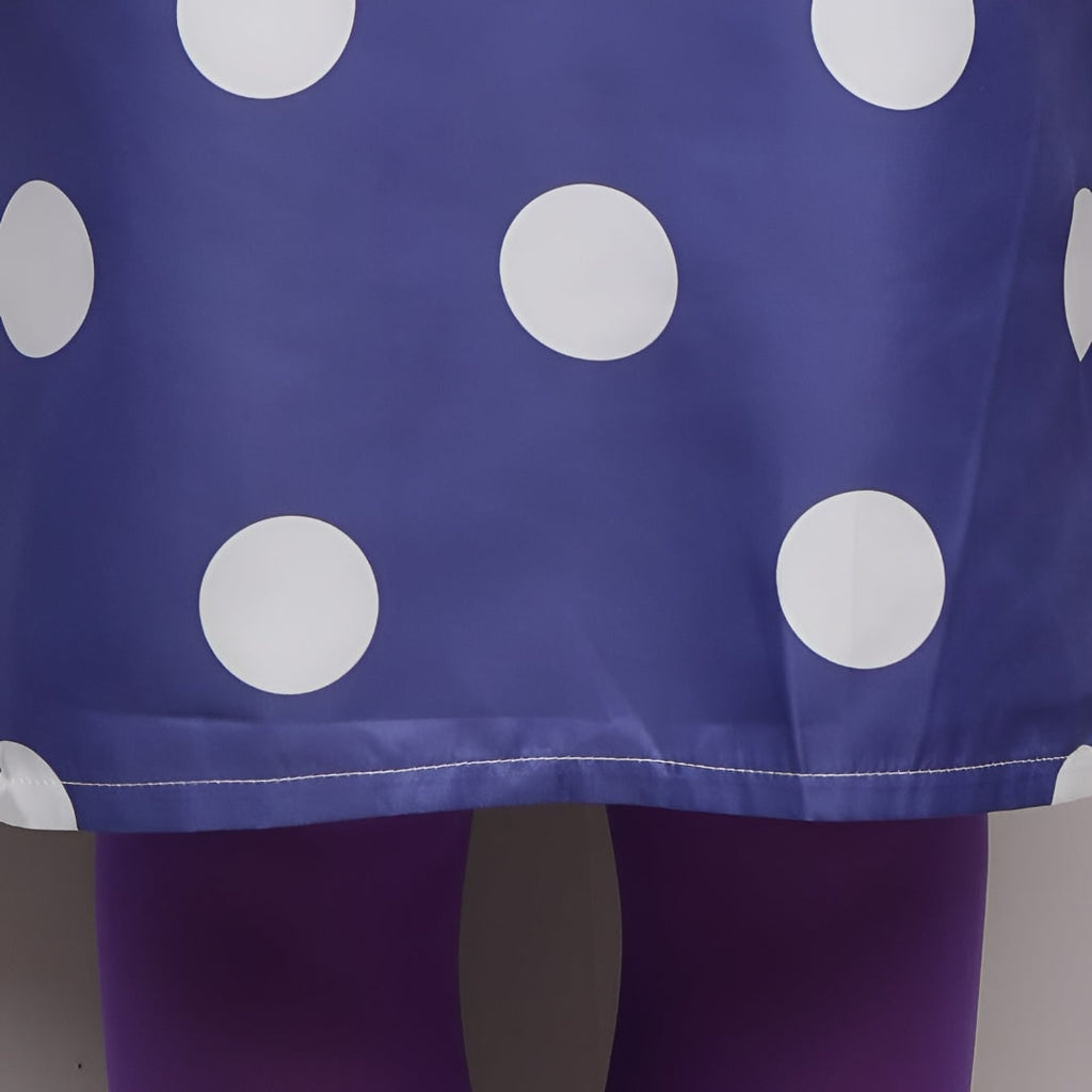 Kids' Halloween Cosplay Costume Polka Dot Dress with and Accessories for Envy Character Party - Image 8