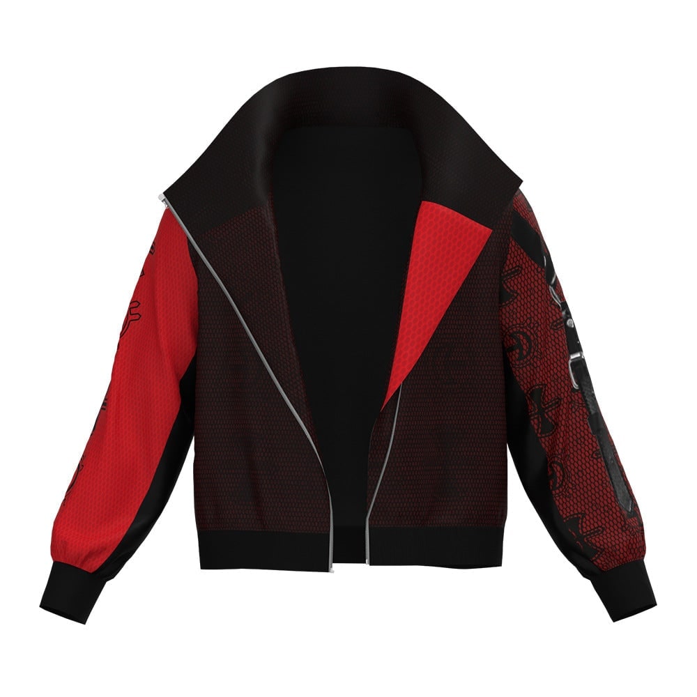Kids' Halloween Costume Cosplay Vampire Jacket Pants Set with Graphic T-Shirt and Decorative Sleeve Straps - Image 7