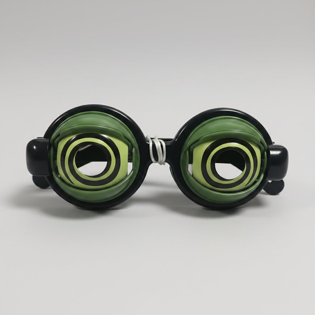 Kids' Halloween Crazy Eyes Glasses Novelty Prank Gag Gift with Mechanical Blinking for Party and Costume - Image 2