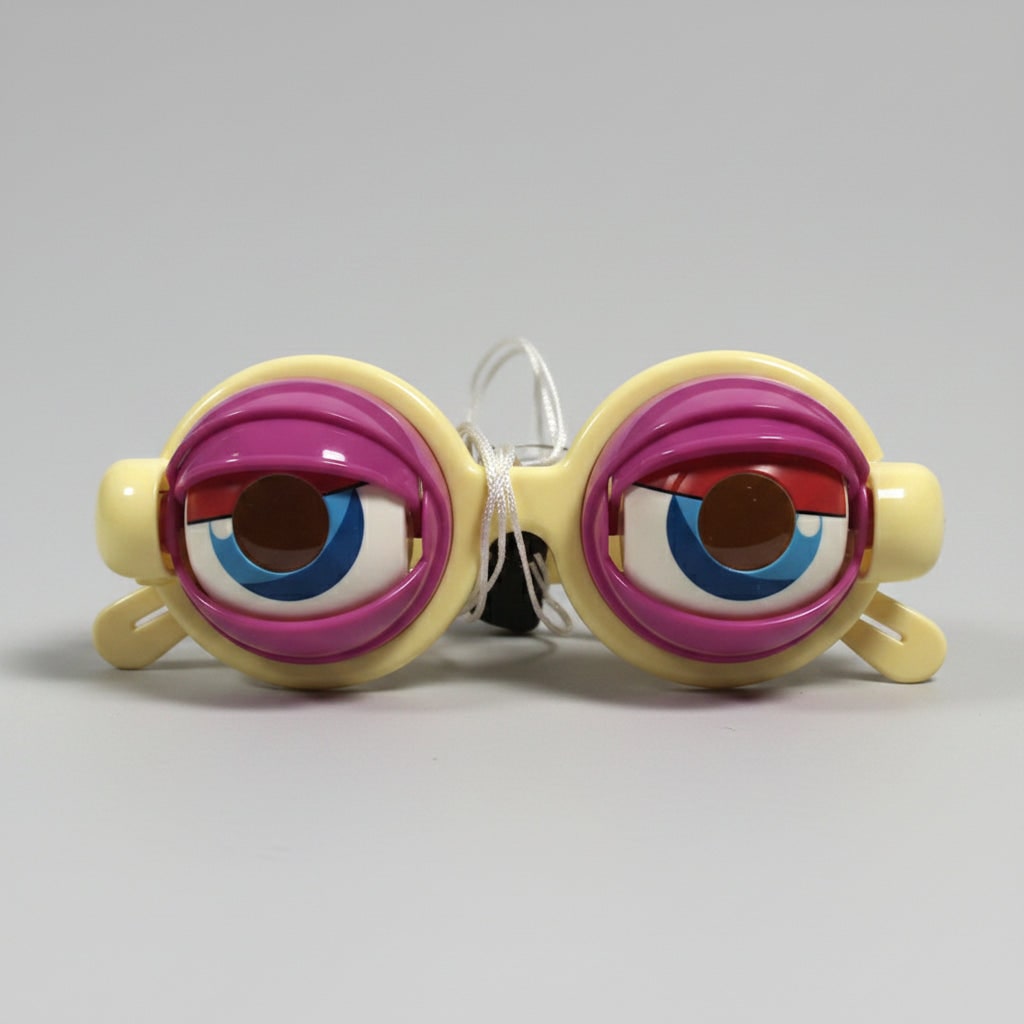 Kids' Halloween Crazy Eyes Glasses Novelty Prank Gag Gift with Mechanical Blinking for Party and Costume - Image 4