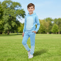 Kids' Halloween Dog Costume with Face Mask Hoodie and Sweatpants Dress Up Outfit Set - Image 1