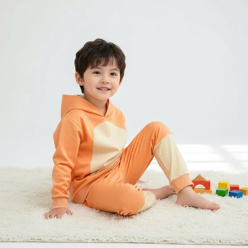 Kids' Halloween Dog Costume with Face Mask Hoodie and Sweatpants Dress Up Outfit Set - Image 7