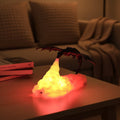 Kids' Halloween Dragon Night Light Bedside Table Lamp with 3D Printed Fire Glow Red - Image 1