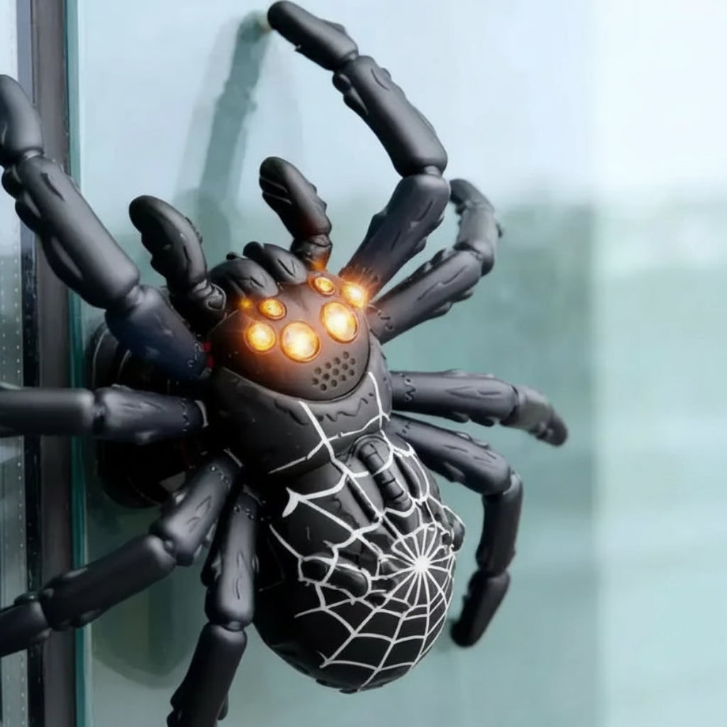 Kids' Halloween Foam Climbing Blocks Wall Crawler Toy with Remote Control and LED Eyes - Image 2