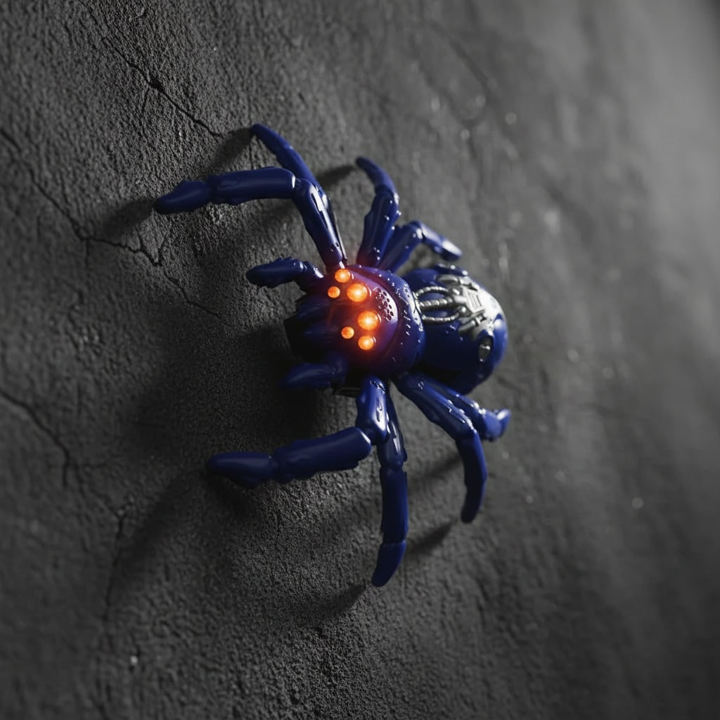 Kids' Halloween Foam Climbing Blocks Wall Crawler Toy with Remote Control and LED Eyes - Image 6