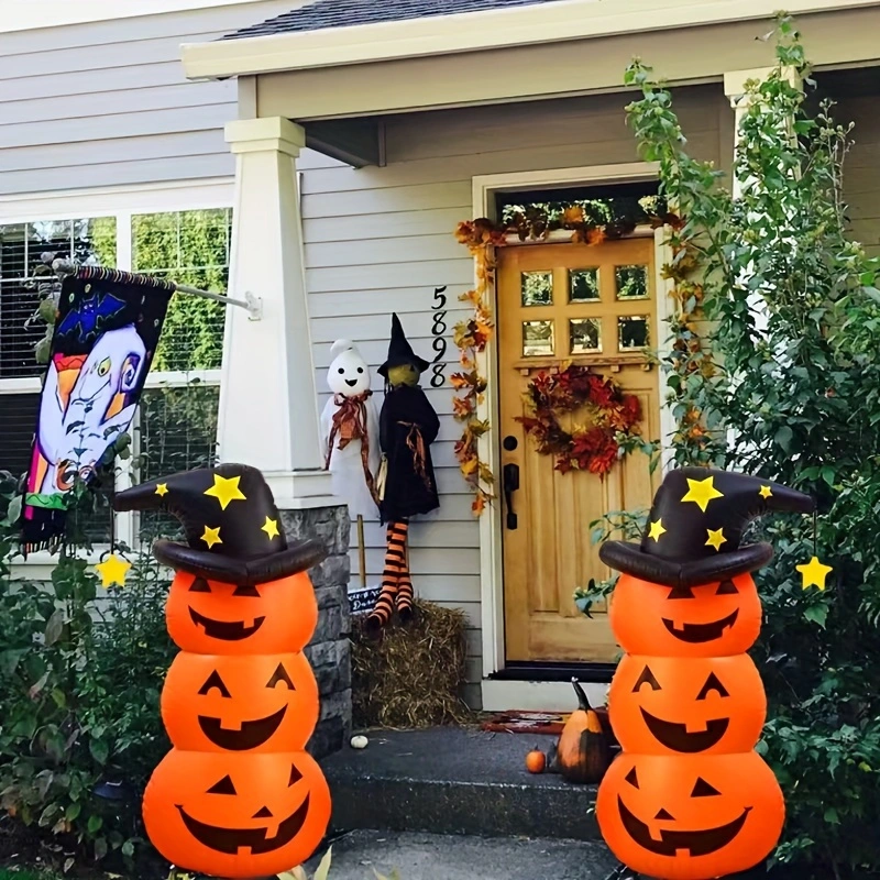 Kids' Halloween Inflatable Blow Up Outdoor Yard Decoration with Weighted Base for Party Display - Image 1