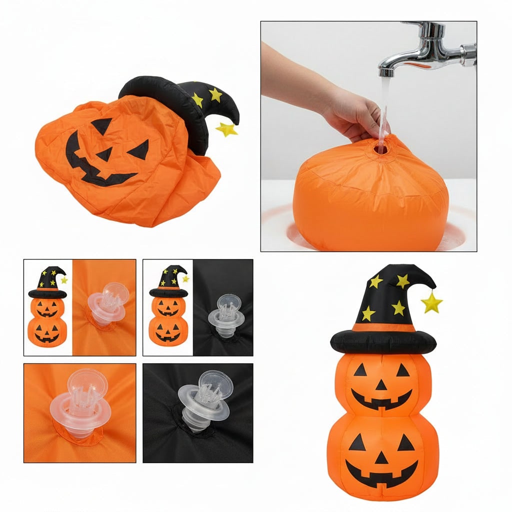 Kids' Halloween Inflatable Blow Up Outdoor Yard Decoration with Weighted Base for Party Display - Image 3