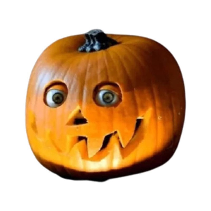 Kids' Halloween Pumpkin Decorations Scary Animatronic Prop with Moving Eyeballs and Bloodshot Eyes - Image 11