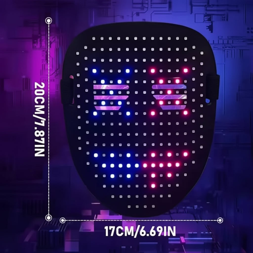 Kids' Halloween Red Light LED Mask with Therapy for at Home Party Costume - Image 4