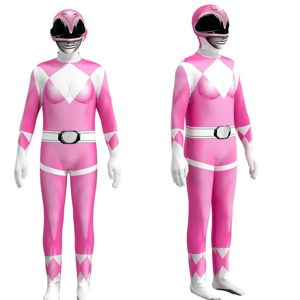 Kids' Halloween Superhero Bodysuit Costume Spandex Full Body with Integrated Mask Gloves and Socks - Image 4