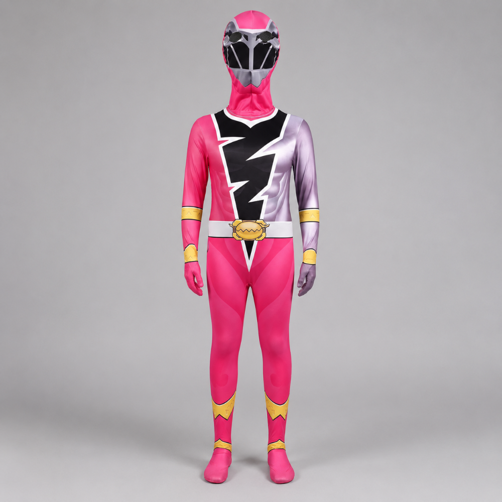 Kids' Halloween Superhero Morphsuit Full Body Costume with Mask - Image 2