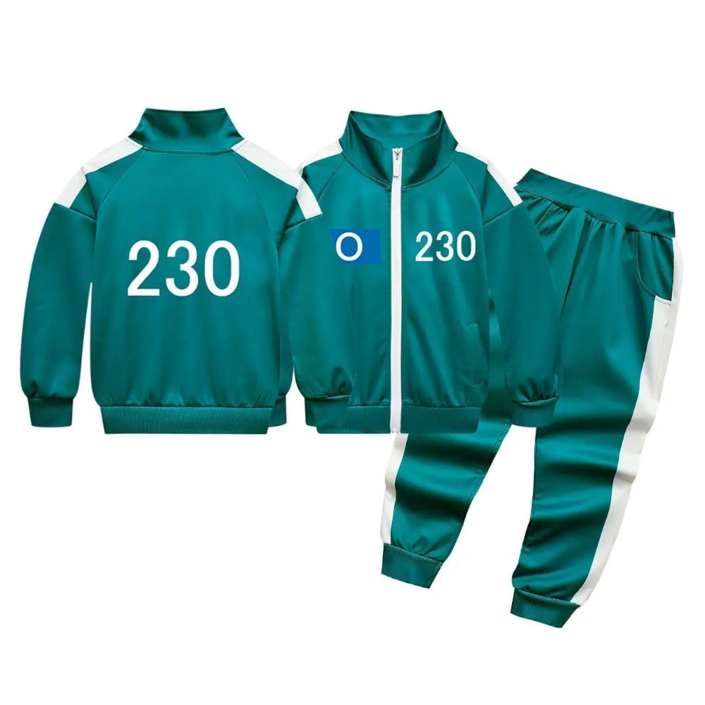 Kids' Halloween survival game Costume 067 Frontman Three-Piece Set with Player Number and Patch Details - Image 5