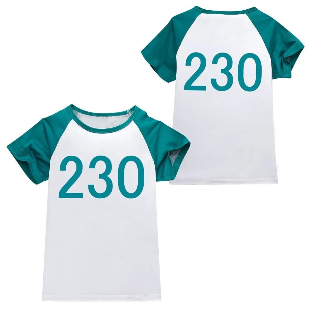 Kids' Halloween survival game Costume 067 Frontman Three-Piece Set with Player Number and Patch Details - Image 9