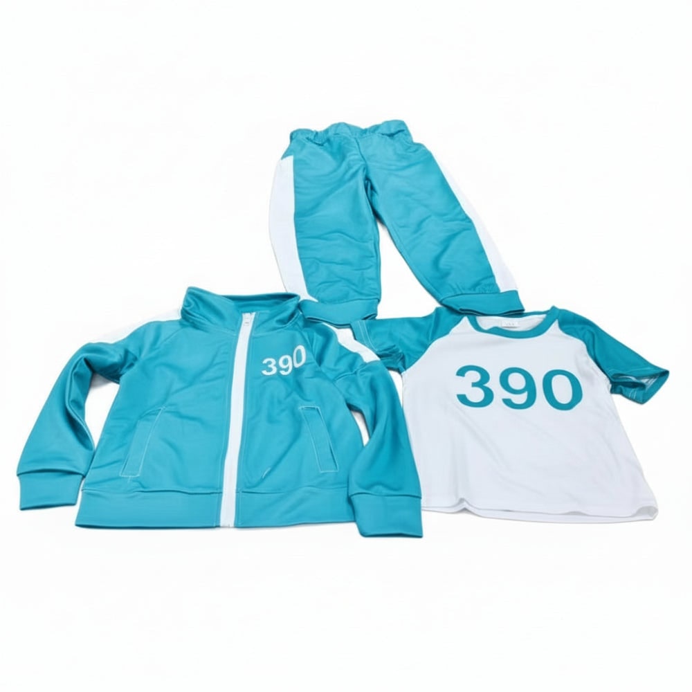 Kids' Halloween survival game Costume 067 Player Outfit Three-Piece Zip Jacket and Pants Set - Image 11