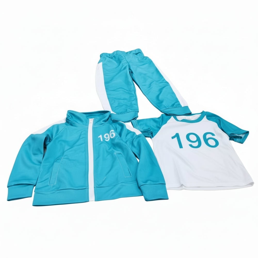 Kids' Halloween survival game Costume 067 Player Outfit Three-Piece Zip Jacket and Pants Set - Image 12