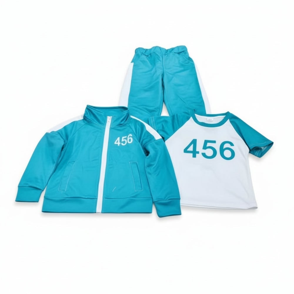 Kids' Halloween survival game Costume 067 Player Outfit Three-Piece Zip Jacket and Pants Set - Image 9
